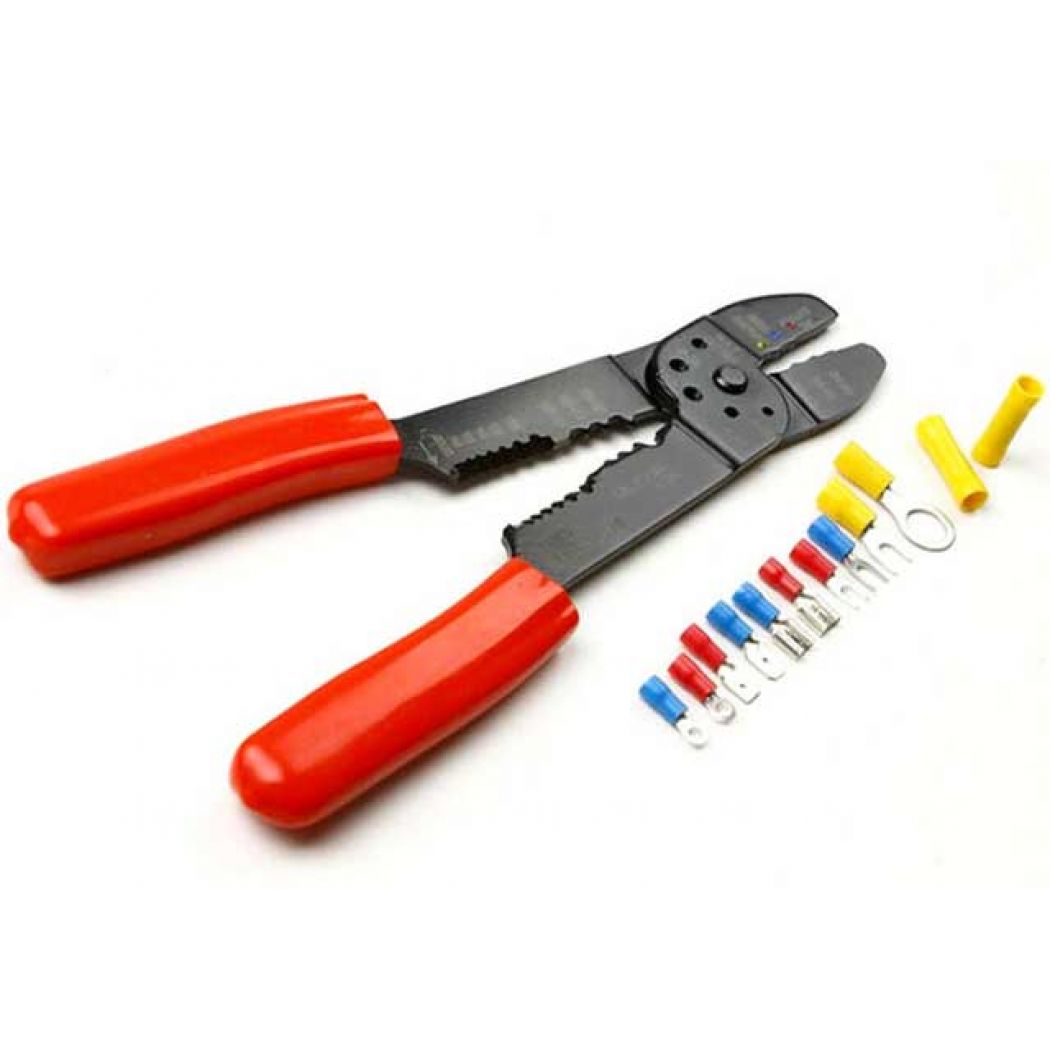 1 MultiFunction Wire Terminal Crimping Tool With Accessories in